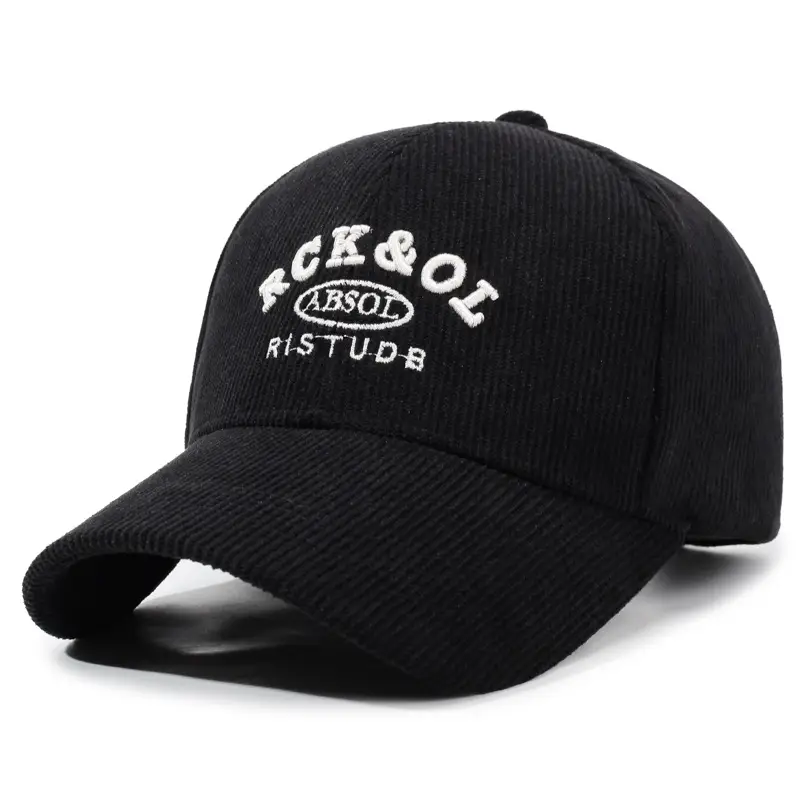 Women Winter Corduroy Duck Cap Brown - Image 7