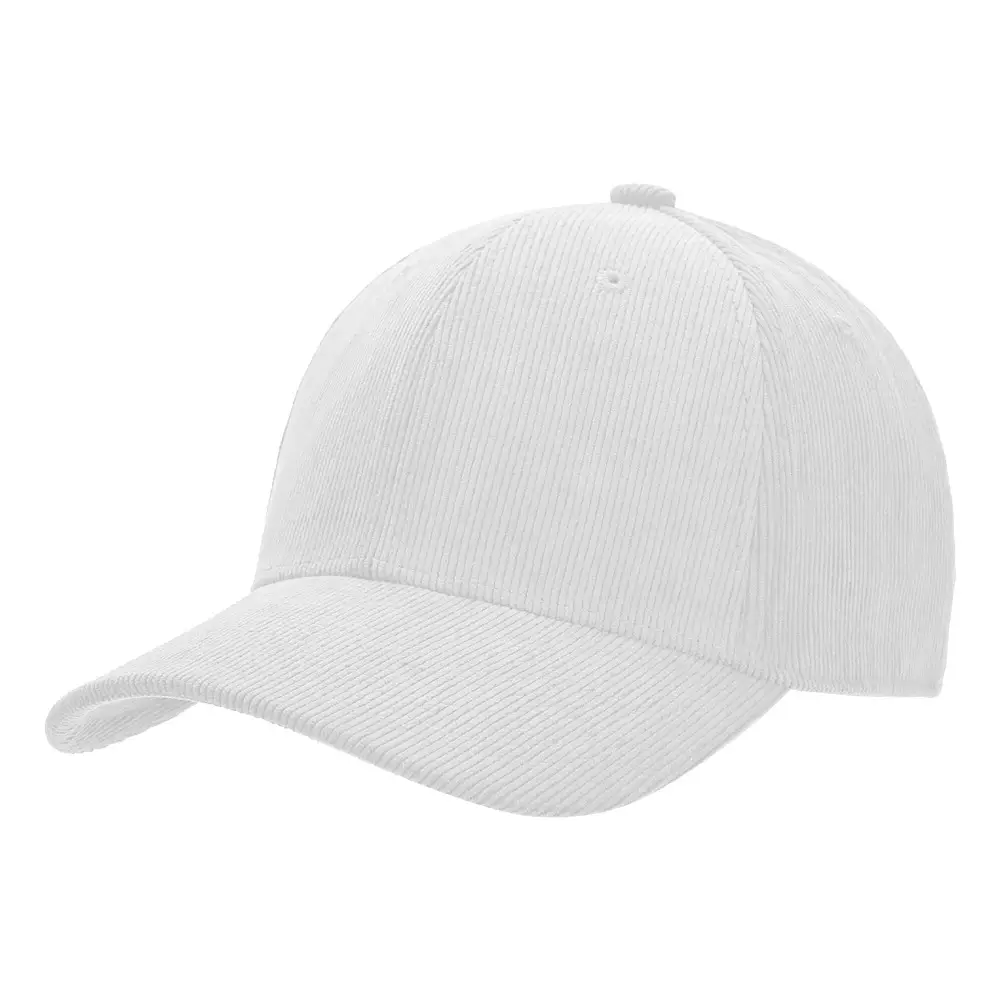 Black Corduroy Baseball Cap for Men Winter Warm - Image 2