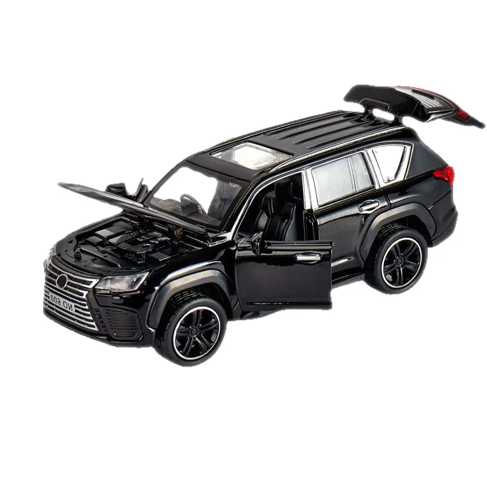 Cross-Border Car Model Simulation Alloy Off-Road Vehicle Toy Car Boy's Simulation Suv Car Model Ornament