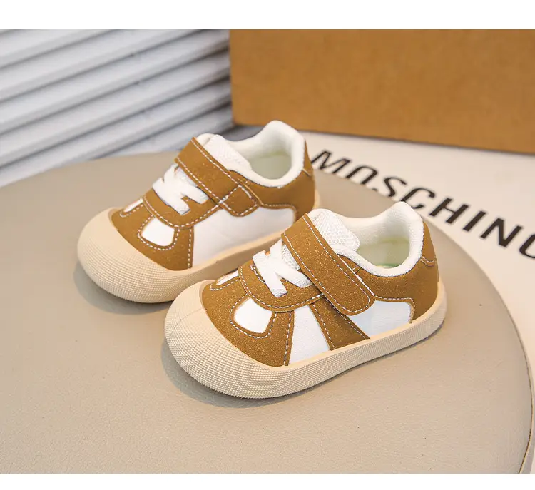 Baby Flats Sneakers Grey White 2025 Autumn — feature 14
