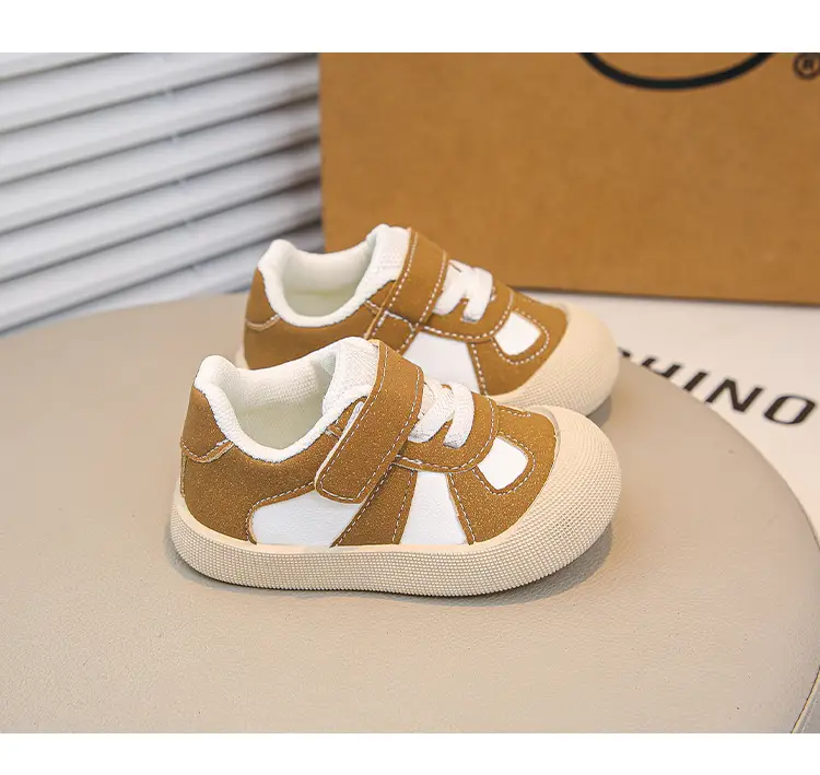 Baby Flats Sneakers Grey White 2025 Autumn — feature 16