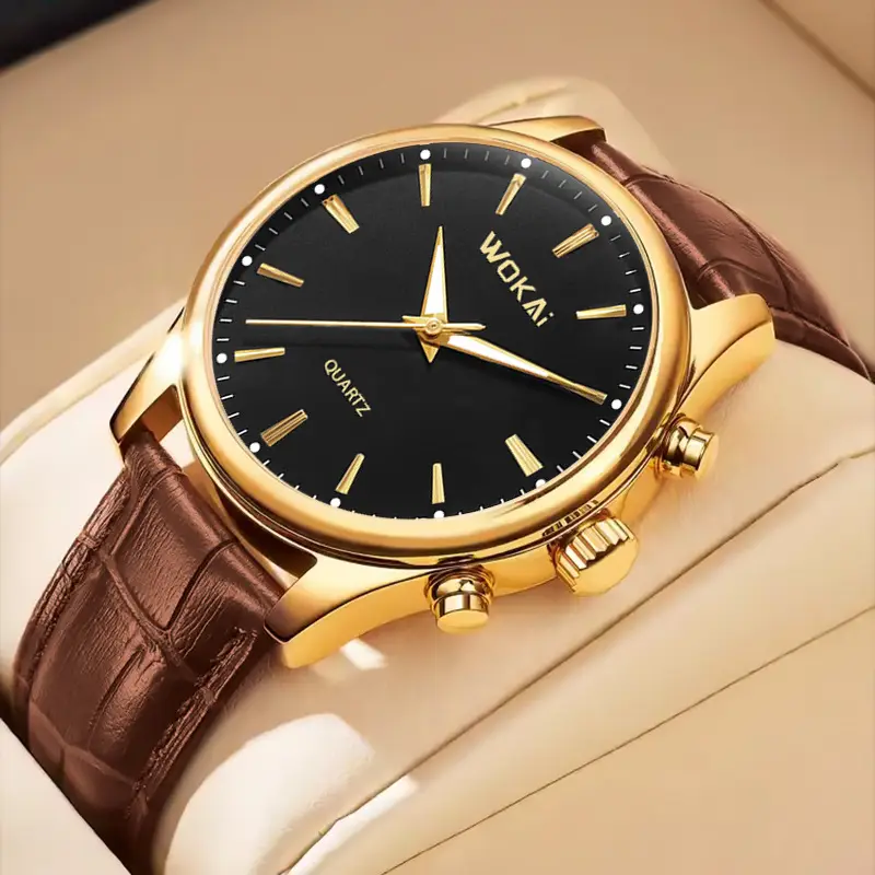 New Wokai Wokai Business Watch Quartz Sports Table Casual Belt Men's Watch Wholesale