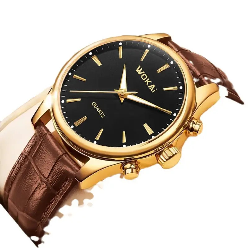 New Wokai Wokai Business Watch Quartz Sports Table Casual Belt Men's Watch Wholesale