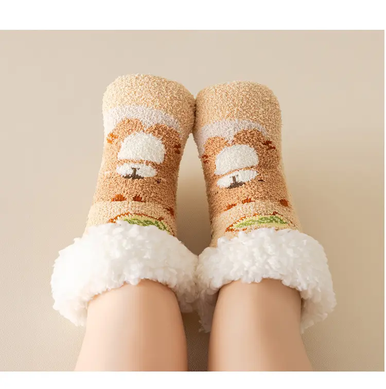 Baby Fleece Lined Warm Socks for Baby Male Female — feature 15