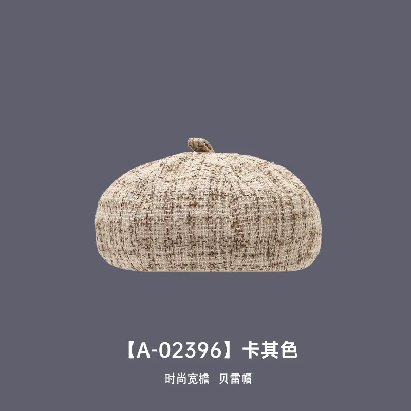 Women's New Style Floral Beret with Black Trim - Image 3