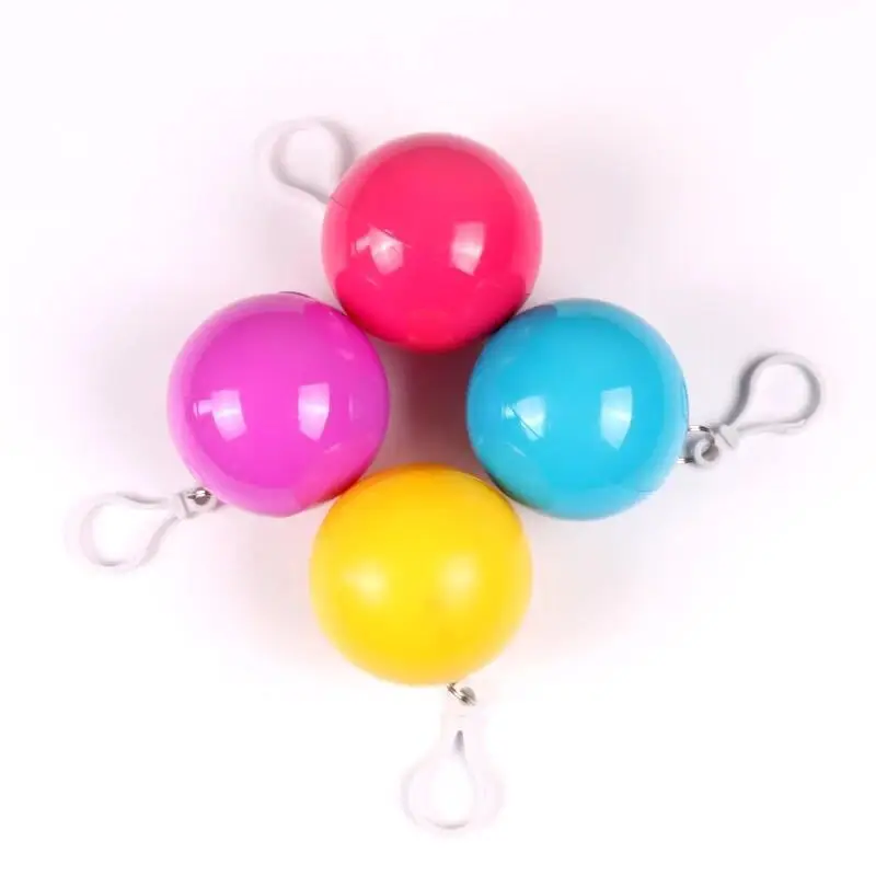 Disposable Raincoat Portable Raincoat Spherical Rainproof Long Poncho Portable Outdoor Transparent Raincoat Ball Ready for Sale