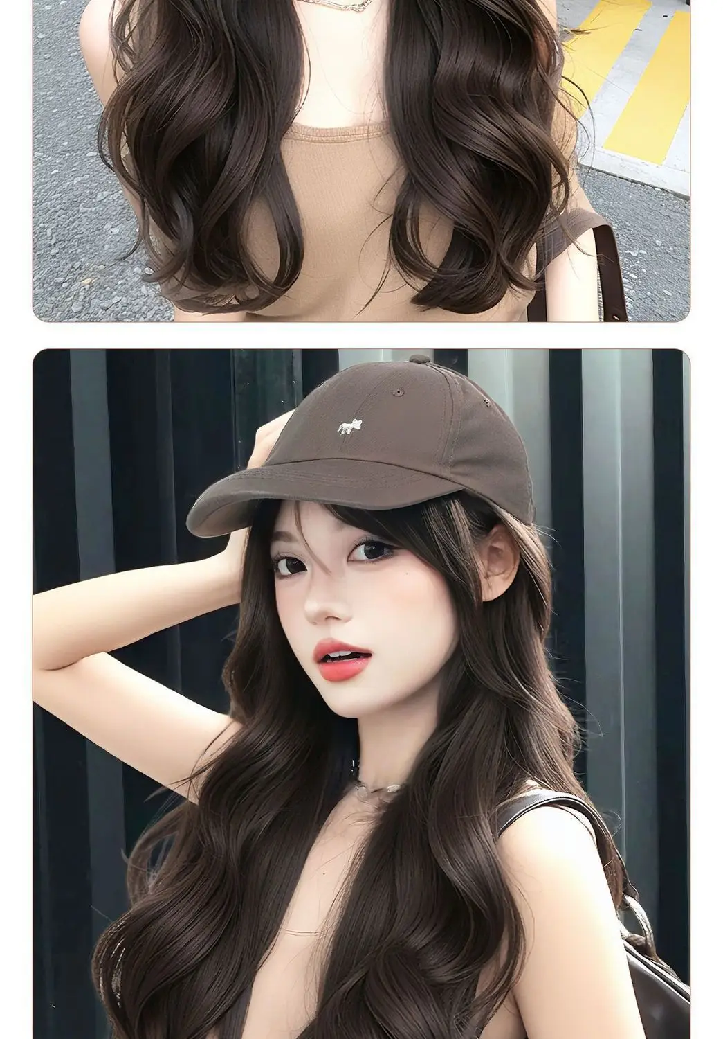 Little Fox Wig & Hat Set for Women 45cm — feature 10