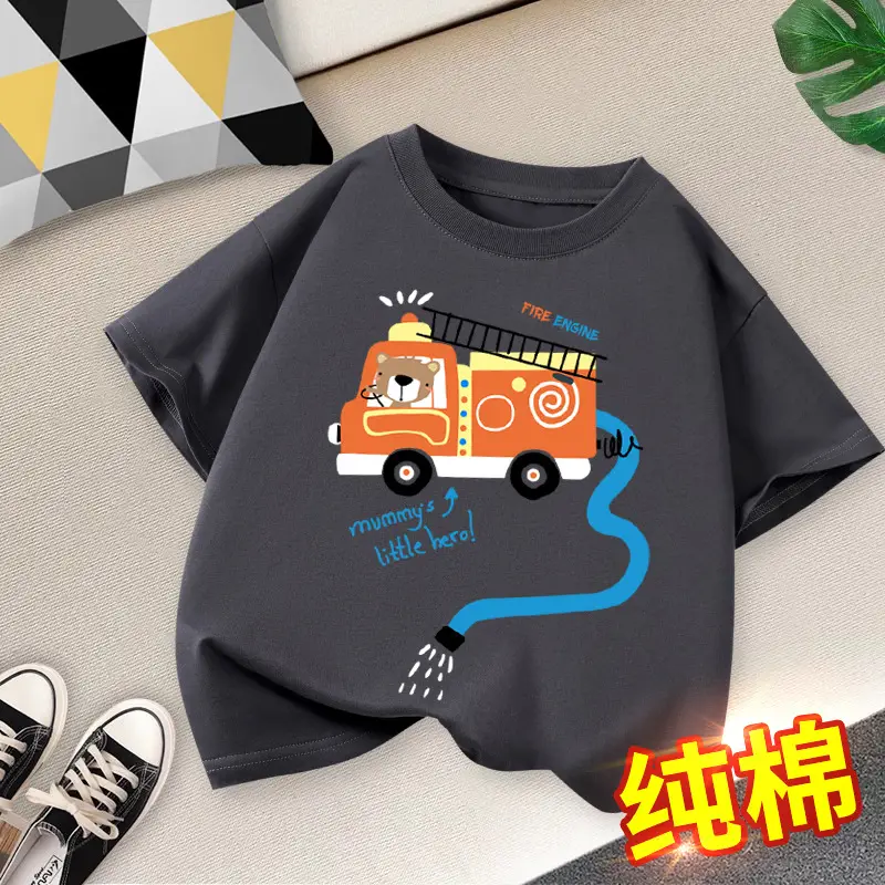 Boys Cotton Cartoon T-Shirt Summer 2026 - Image 15