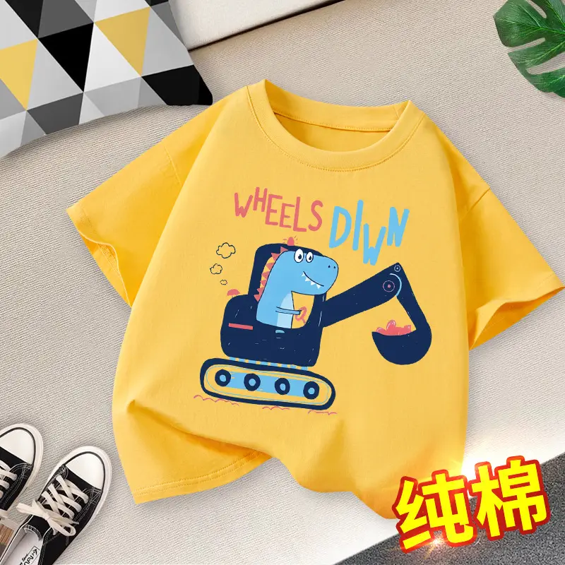 Boys Cotton Cartoon T-Shirt Summer 2026 - Image 9