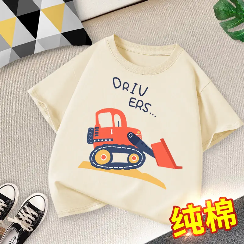 Boys Cotton Cartoon T-Shirt Summer 2026 - Image 4