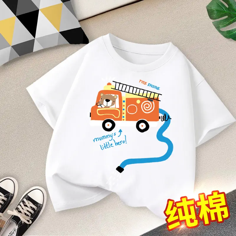 Boys Cotton Cartoon T-Shirt Summer 2026 - Image 10