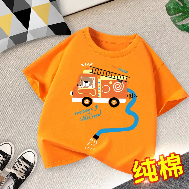 Boys Cotton Cartoon T-Shirt Summer 2026 - Image 11