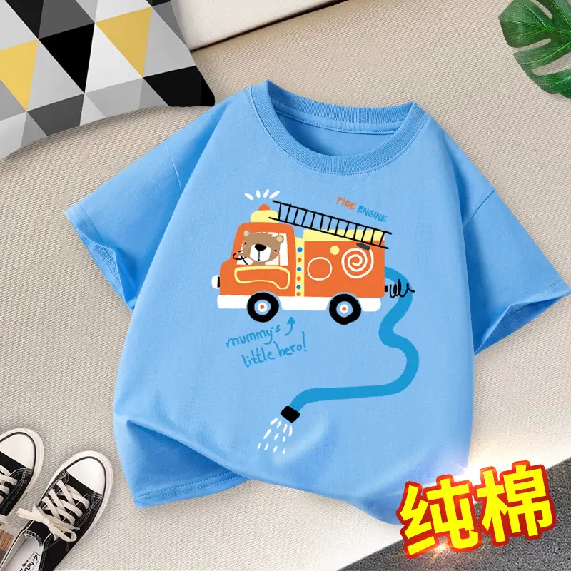 Boys Cotton Cartoon T-Shirt Summer 2026 - Image 12