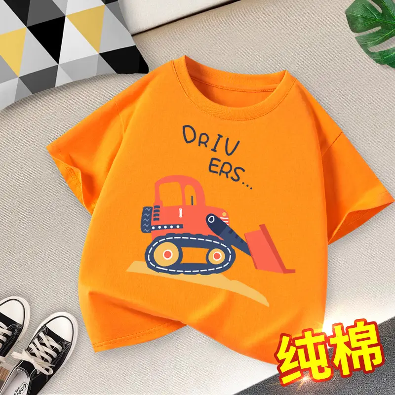 Boys Cotton Cartoon T-Shirt Summer 2026 - Image 2