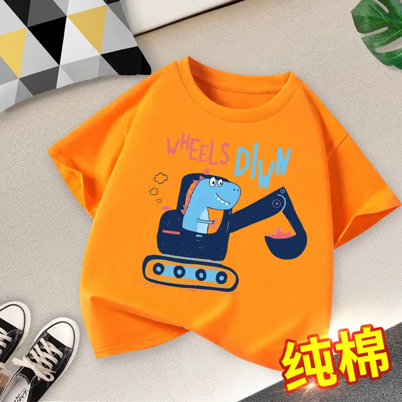 Boys Cotton Cartoon T-Shirt Summer 2026 - Image 6