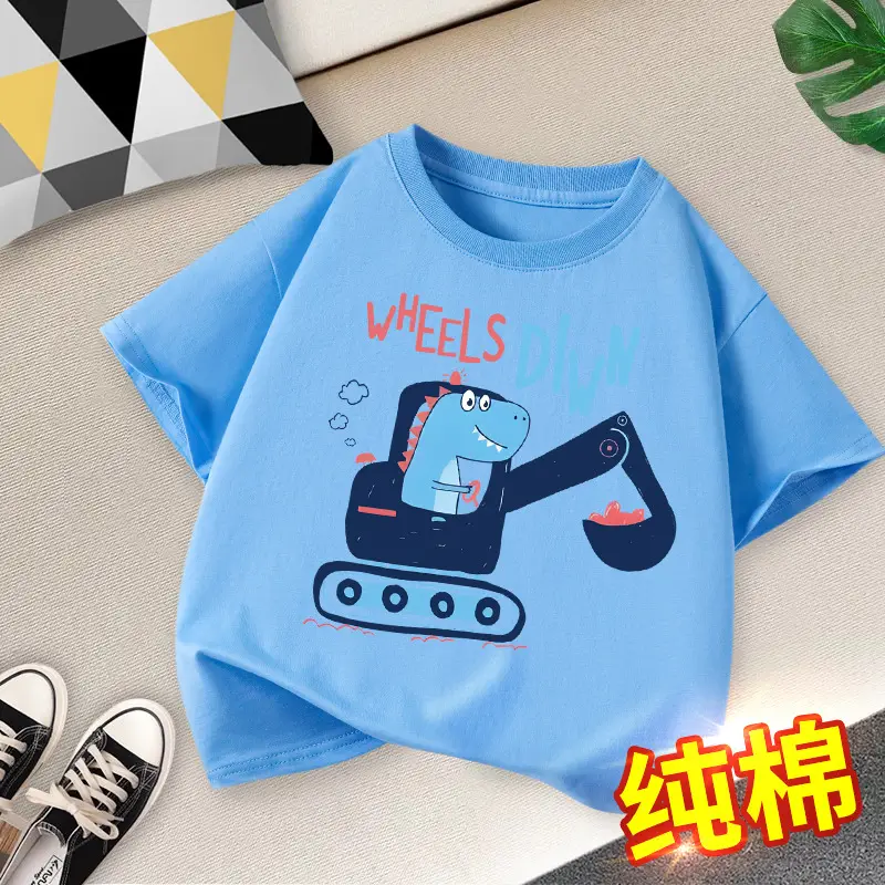 Boys Cotton Cartoon T-Shirt Summer 2026 - Image 7