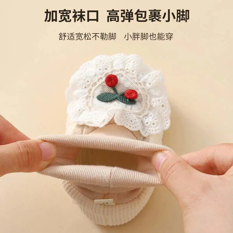 Jingqi Baby Shoes Soft-Soled Non-Slip Toddler Socks 3-12M