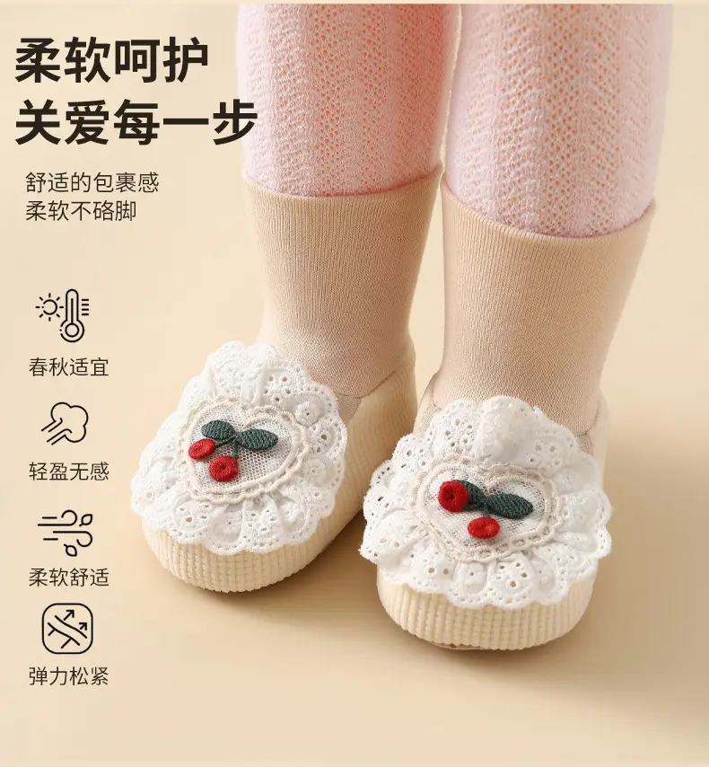 Jingqi Baby Shoes Soft-Soled Non-Slip Toddler Socks 3-12M — feature 6