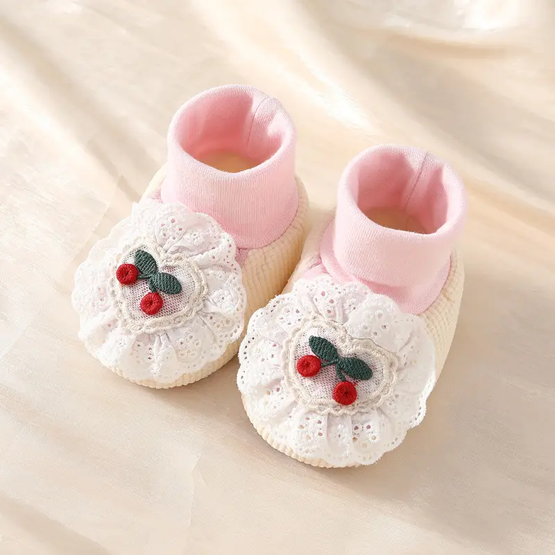 Jingqi Baby Shoes Soft-Soled Non-Slip Toddler Socks 3-12M