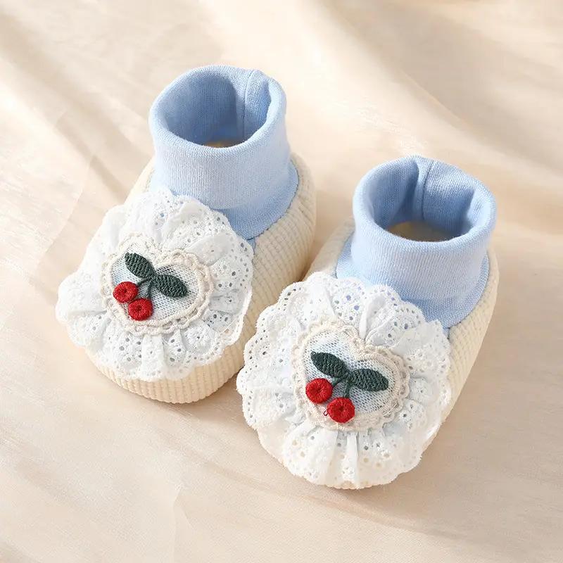 Jingqi Baby Shoes Soft-Soled Non-Slip Toddler Socks 3-12M