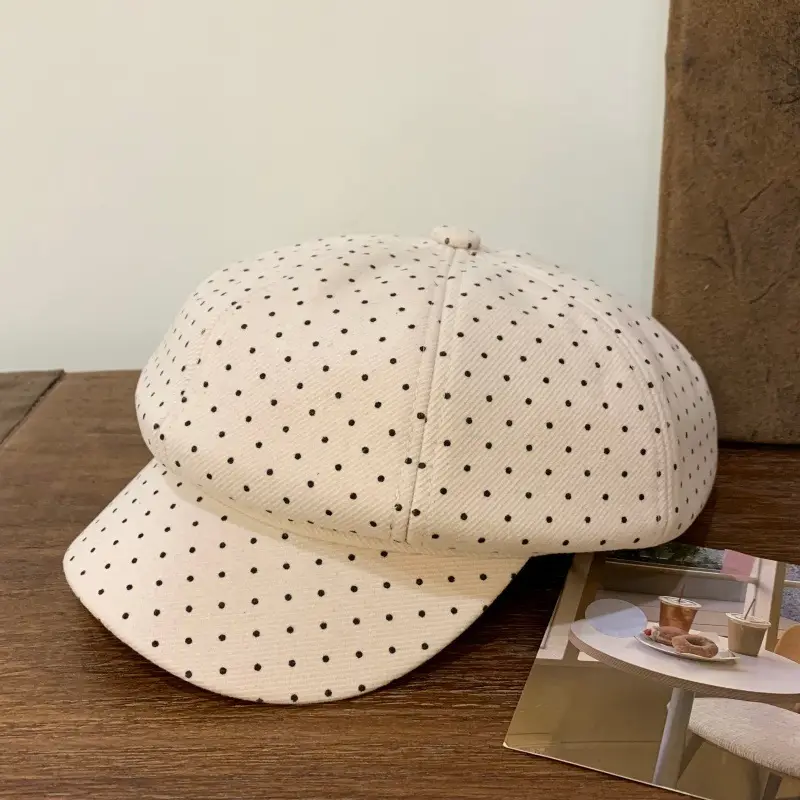 Baby's Polka Dot Octagonal Cap for Women 2025 — feature 12