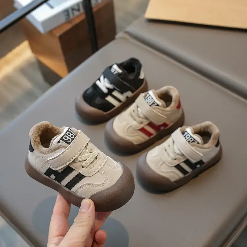 Baby Toddler Anti-Slip Fleece Lined Shoes 0-1Yr 2-3Yr