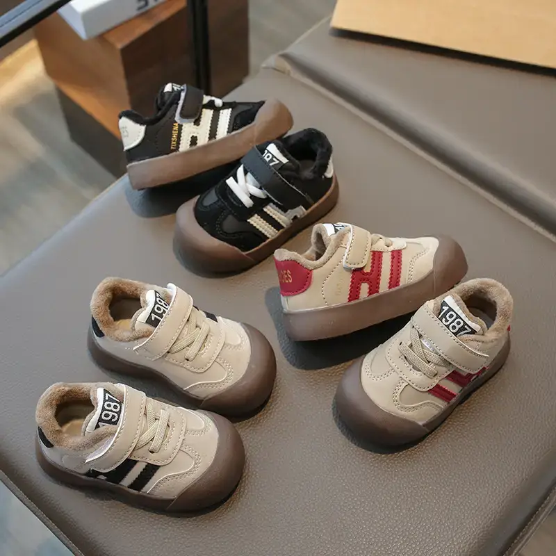 Baby Toddler Anti-Slip Fleece Lined Shoes 0-1Yr 2-3Yr