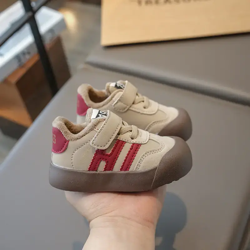 Baby Toddler Anti-Slip Fleece Lined Shoes 0-1Yr 2-3Yr