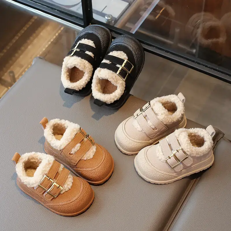Baby Fleece Lined Winter Shoes for Girls & Boys