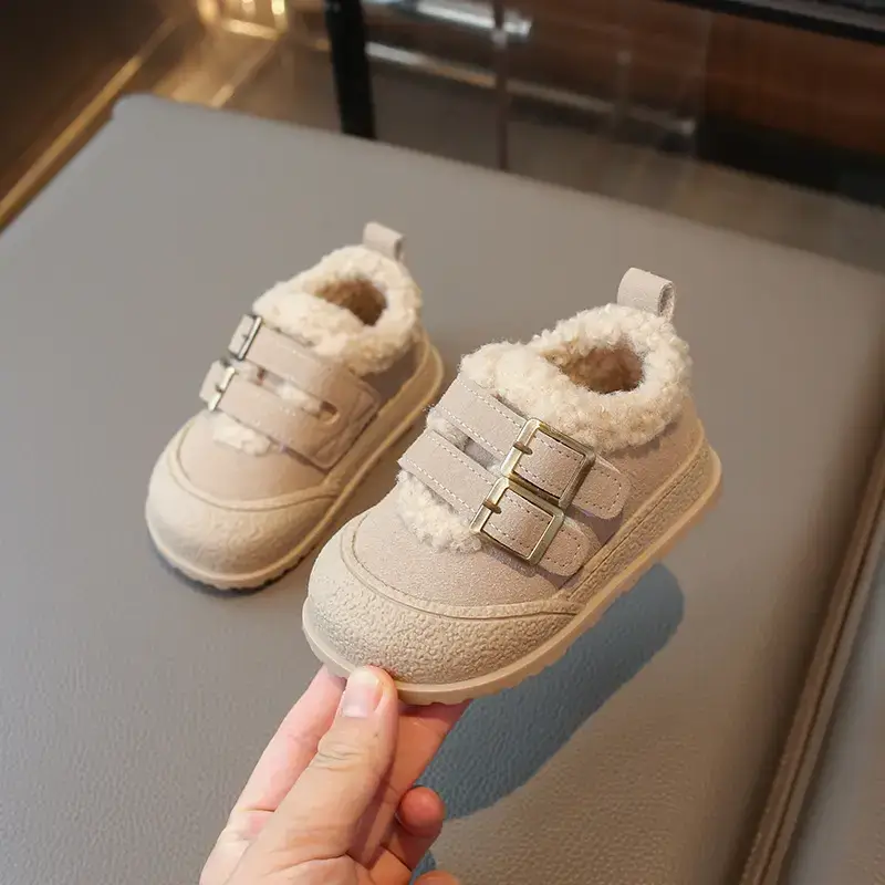 Baby Fleece Lined Winter Shoes for Girls & Boys
