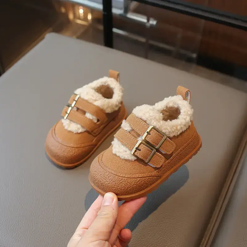 Baby Fleece Lined Winter Shoes for Girls & Boys