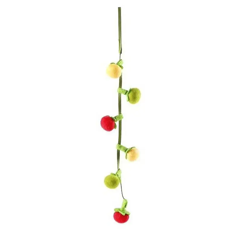 Tomato Cat Teaser Stick, Bite-Resistant Cat Toy, Self-Pleasure and Boredom Relief Artifact with Bell, Cat Toy, Cat Supplies — feature 3