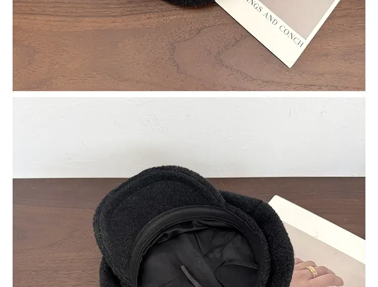 Cat Ear Beret for Women Thick Duckbill Cap — feature 14