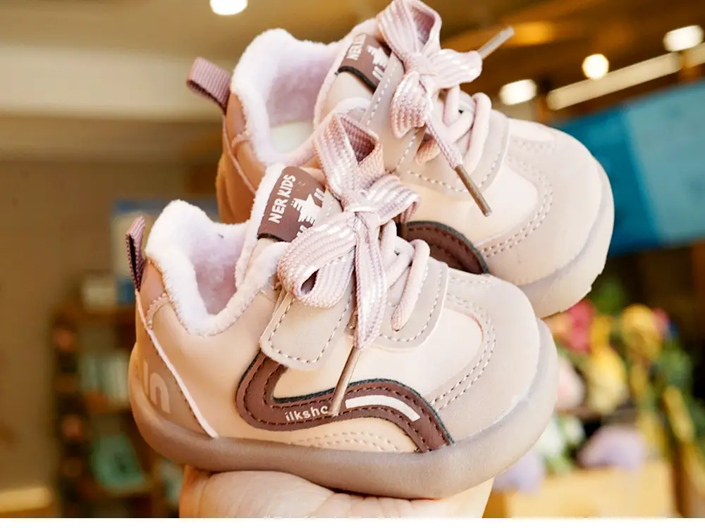 Toddler Winter Fleece Lined Beginner Shoes 1-2Y — feature 6