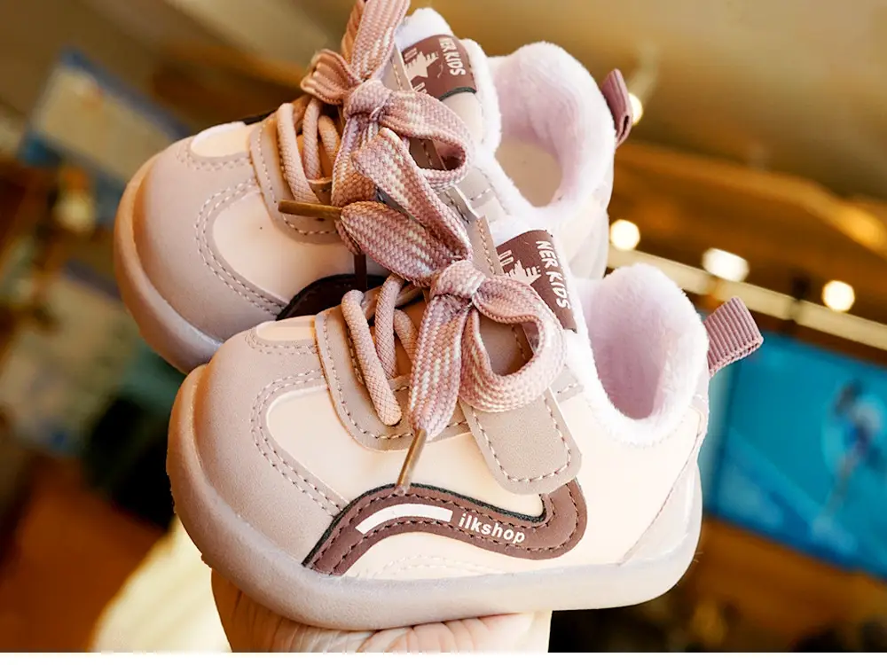 Toddler Winter Fleece Lined Beginner Shoes 1-2Y — feature 7