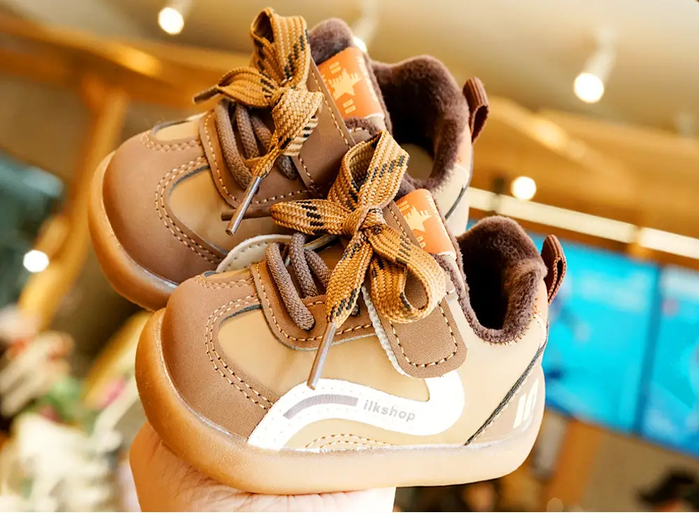 Toddler Winter Fleece Lined Beginner Shoes 1-2Y — feature 9