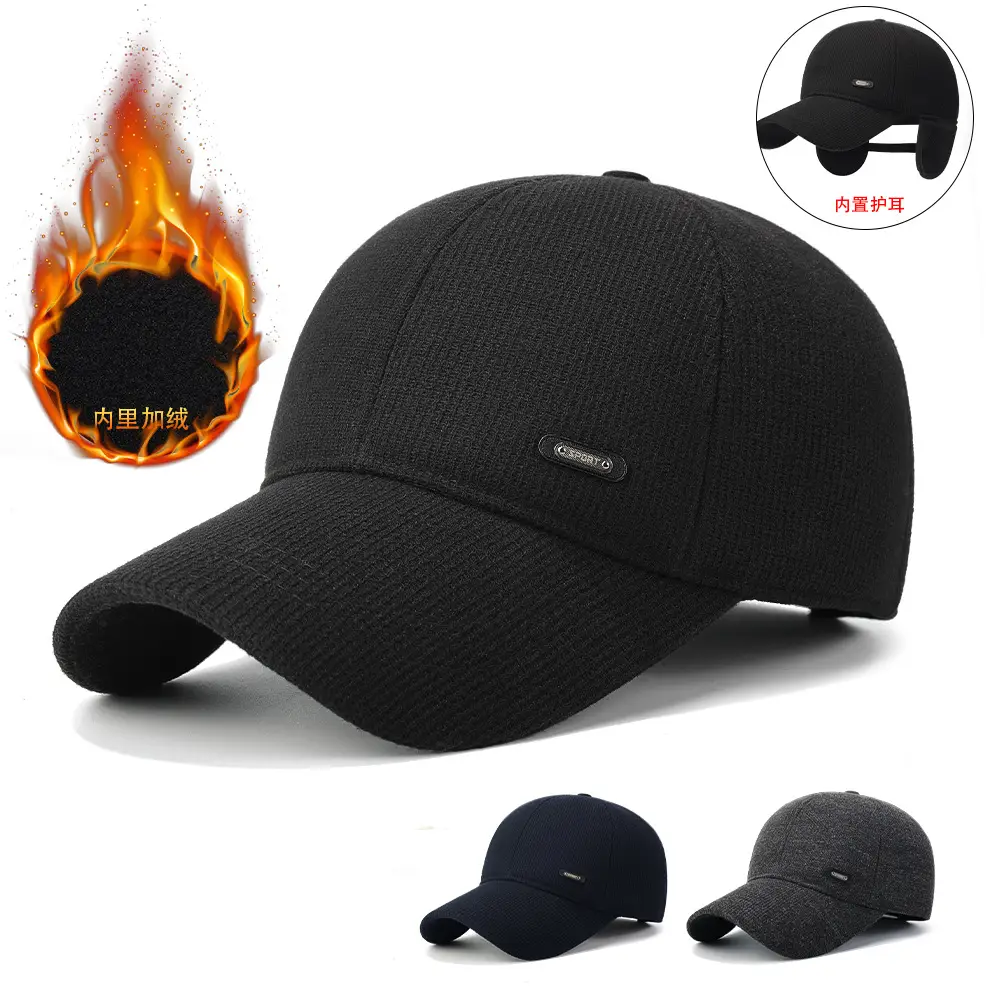 Winter Fleece Cap with Heat & Ear Protection for Men Women Elderly - Image 4