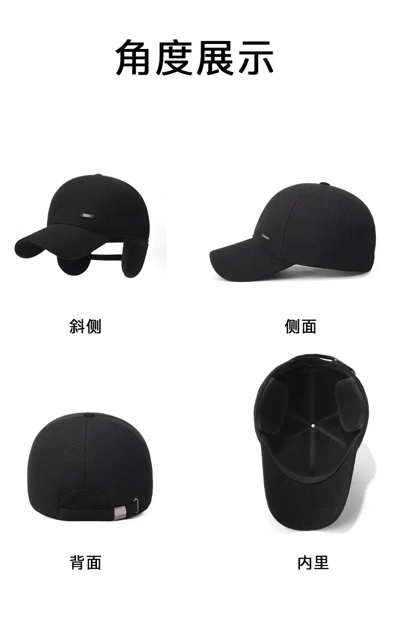 Winter Fleece Cap with Heat & Ear Protection for Men Women Elderly — feature 12