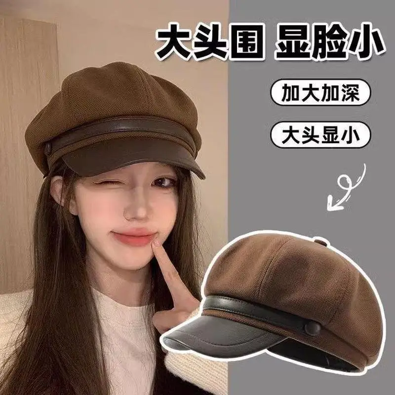 Black Duckbill Octagonal Hat for Women 2025 - Image 9