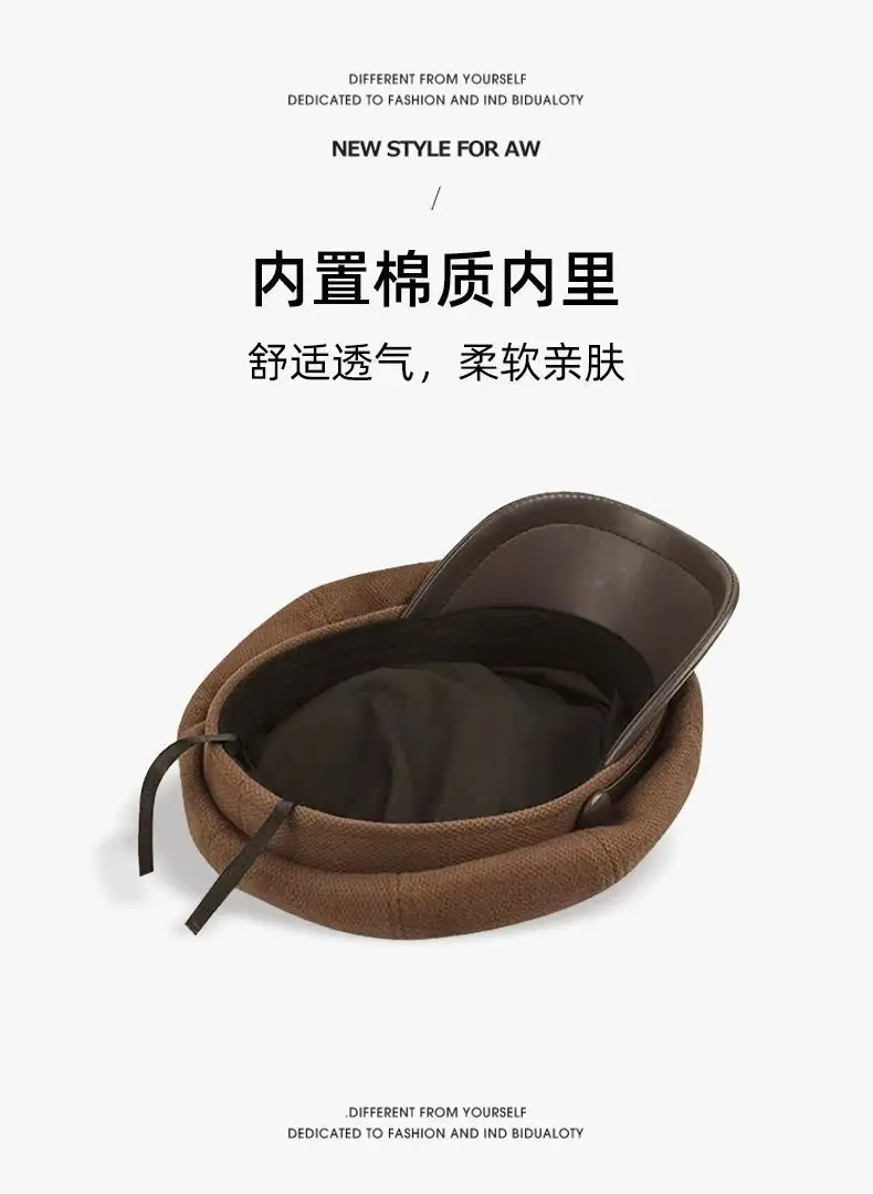 Black Duckbill Octagonal Hat for Women 2025 — feature 11