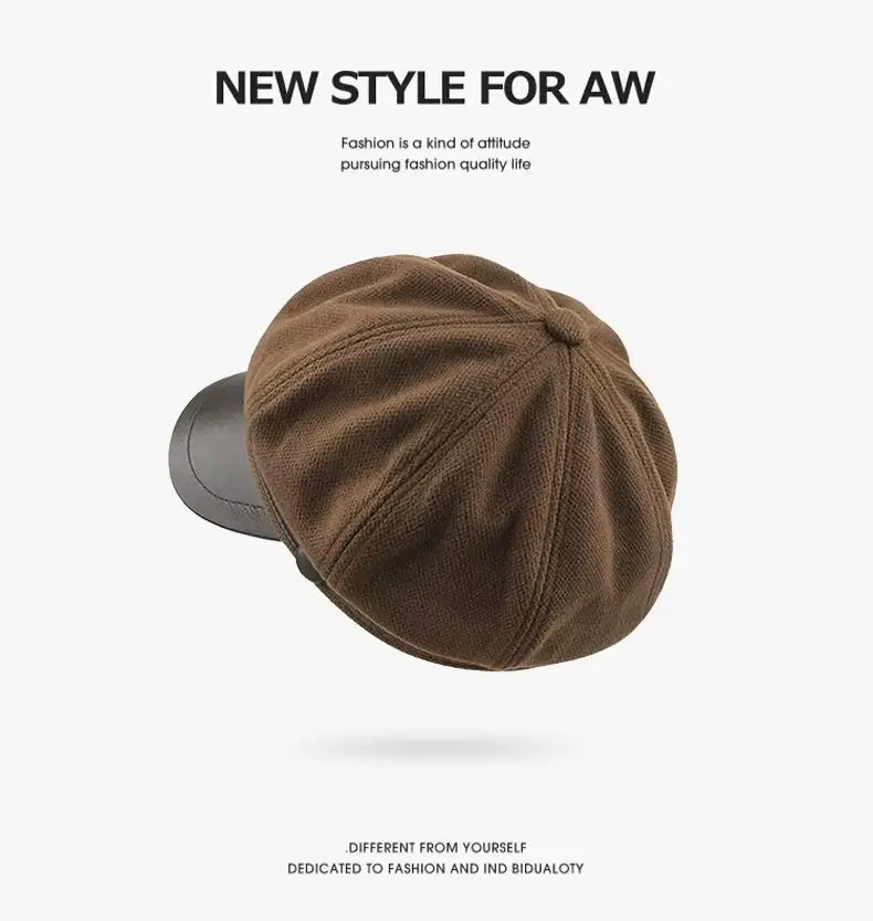 Black Duckbill Octagonal Hat for Women 2025 — feature 12