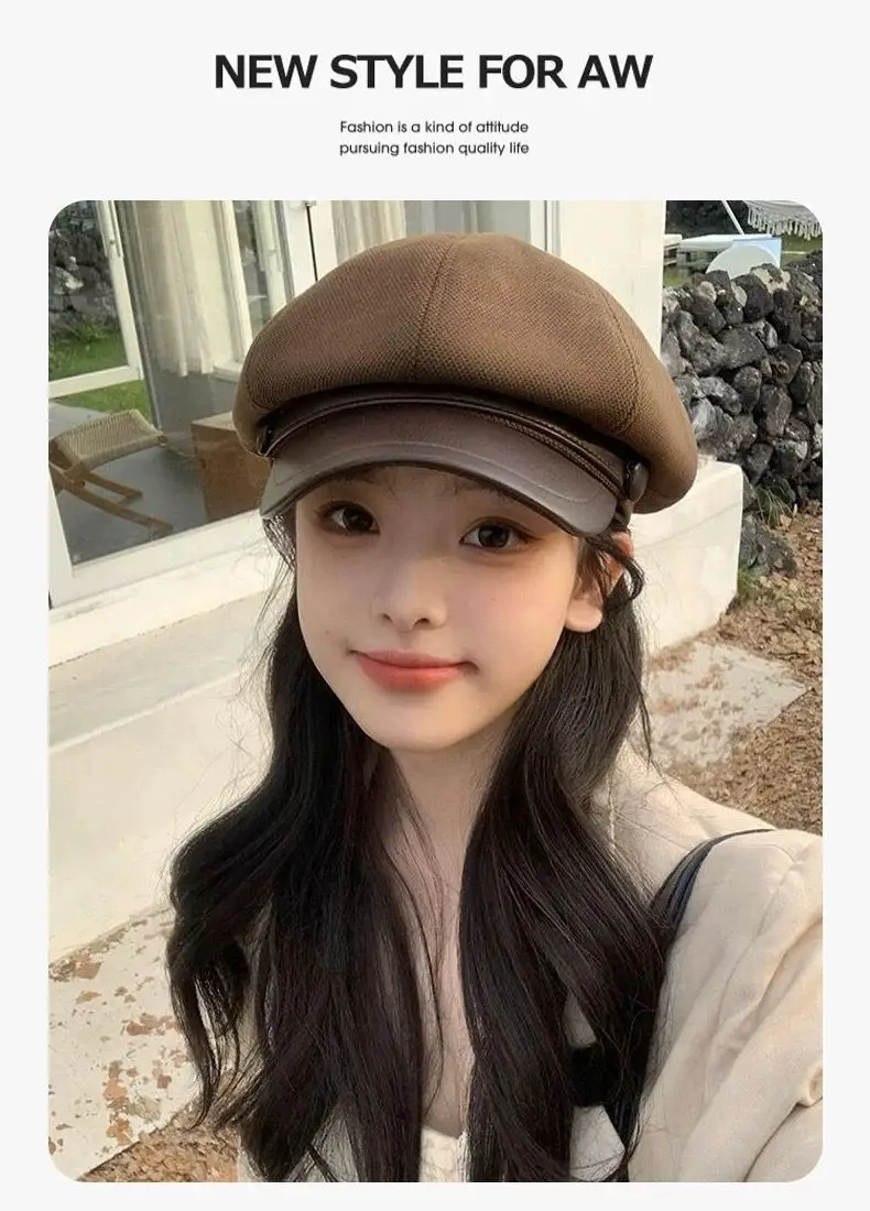Black Duckbill Octagonal Hat for Women 2025 — feature 15