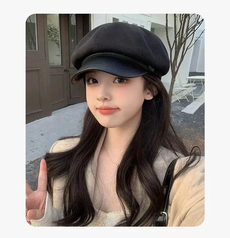Black Duckbill Octagonal Hat for Women 2025 — feature 17