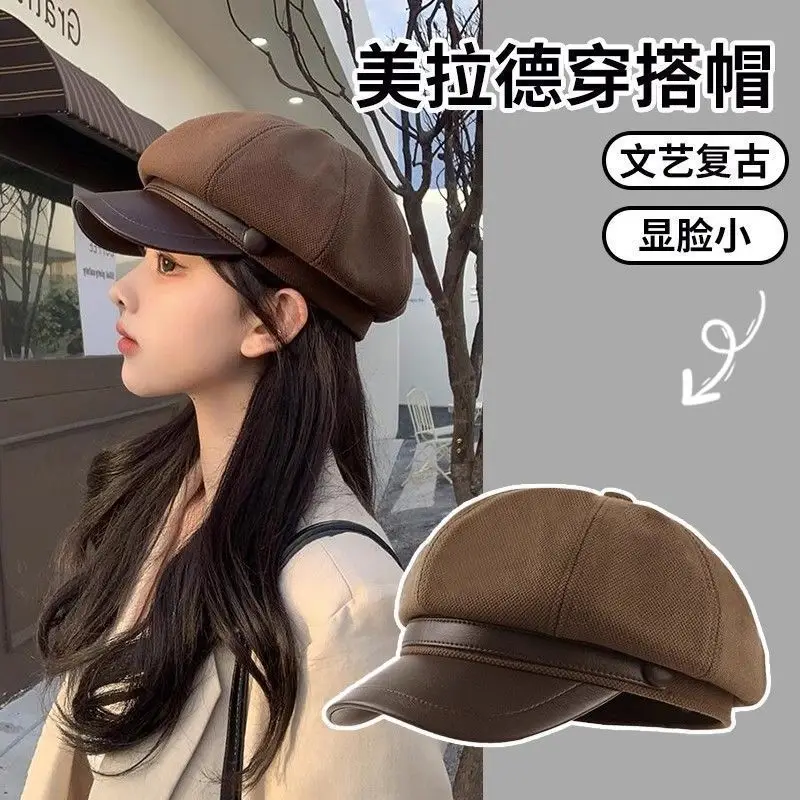 Black Duckbill Octagonal Hat for Women 2025 — feature 3