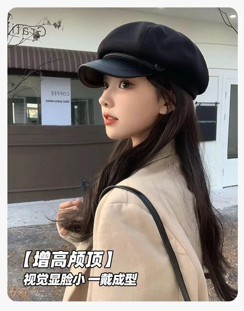 Black Duckbill Octagonal Hat for Women 2025 — feature 6