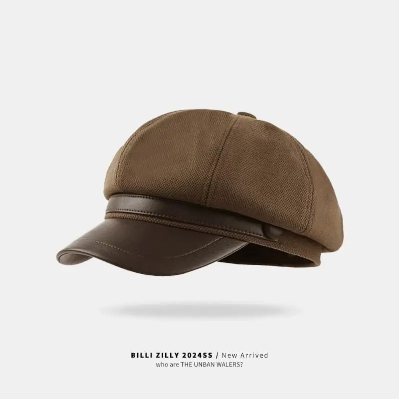Black Duckbill Octagonal Hat for Women 2025 - Image 2