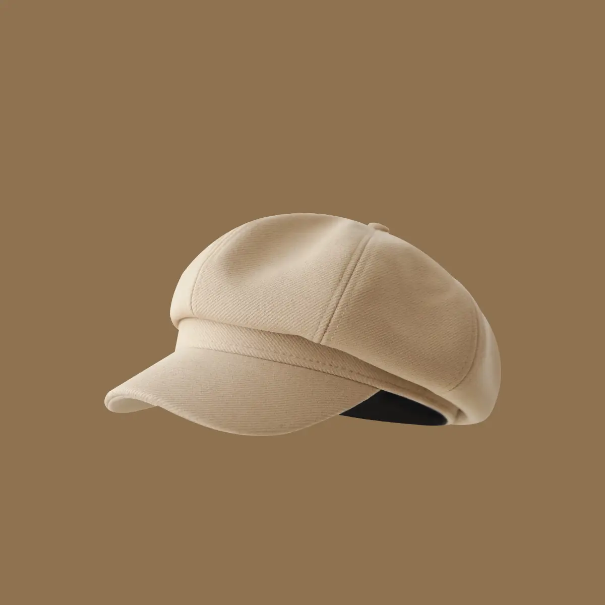 Black Duckbill Octagonal Hat for Women 2025 - Image 4