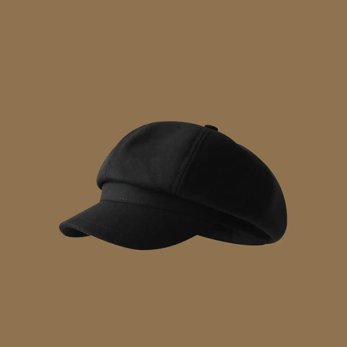 Black Duckbill Octagonal Hat for Women 2025 - Image 7
