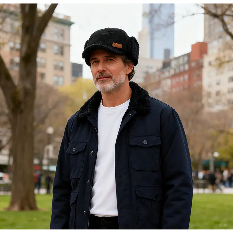 Winter Warm Baseball Cap for Men Elderly — feature 16