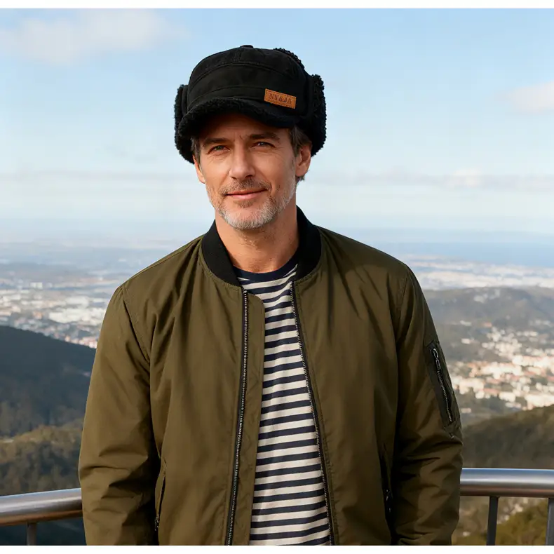 Winter Warm Baseball Cap for Men Elderly — feature 18